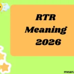 RTR Meaning