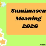 Sumimasen Meaning