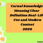 Carnal Knowledge Meaning Clear Definition Real-Life Use and Modern Context