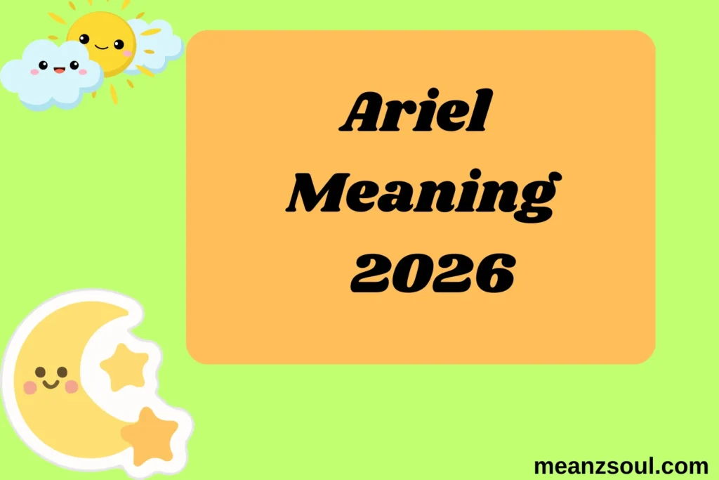 Ariel Meaning