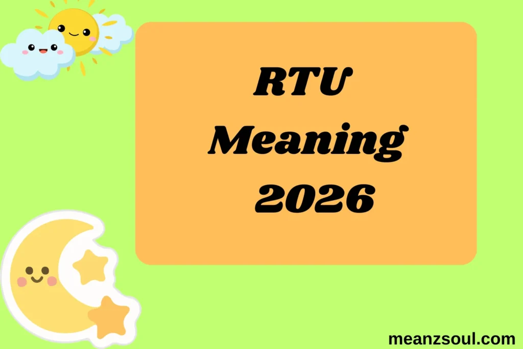 RTU Meaning