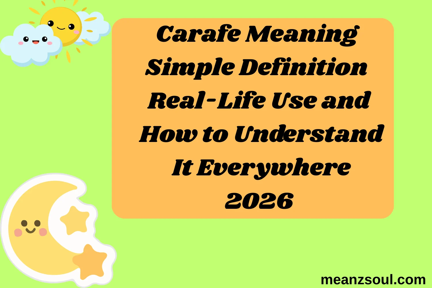 Carafe Meaning Simple Definition Real-Life Use and How to Understand It Everywhere