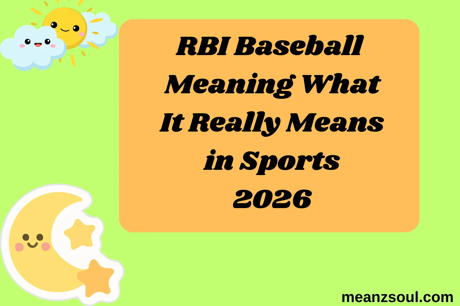 RBI Baseball Meaning What It Really Means in Sports