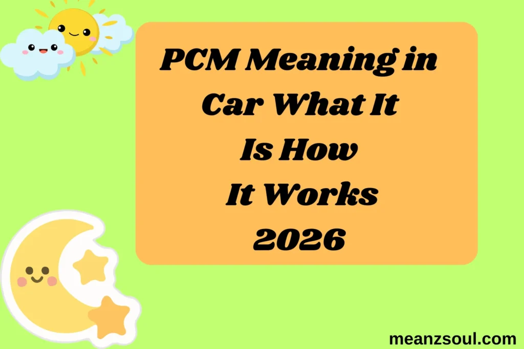 PCM Meaning in Car What It Is How It Works