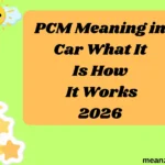 PCM Meaning in Car What It Is How It Works