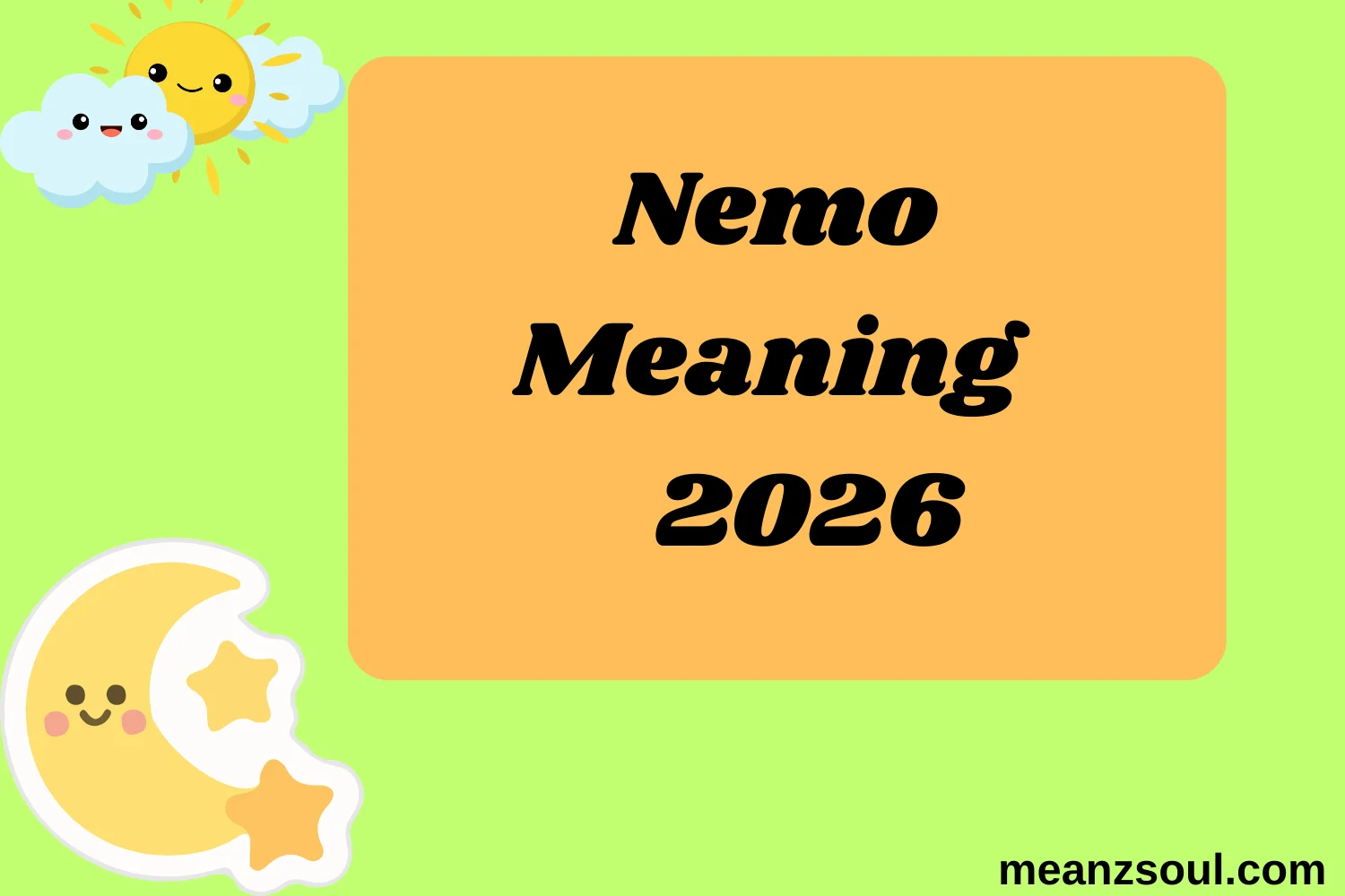 Nemo Meaning