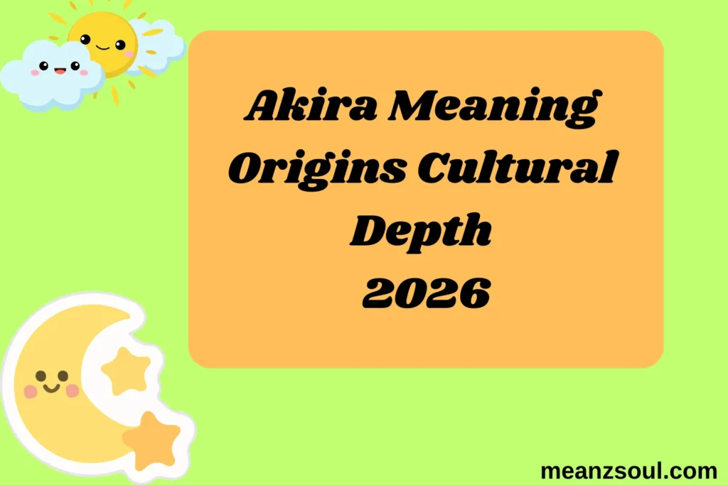 Akira Meaning Origins Cultural Depth