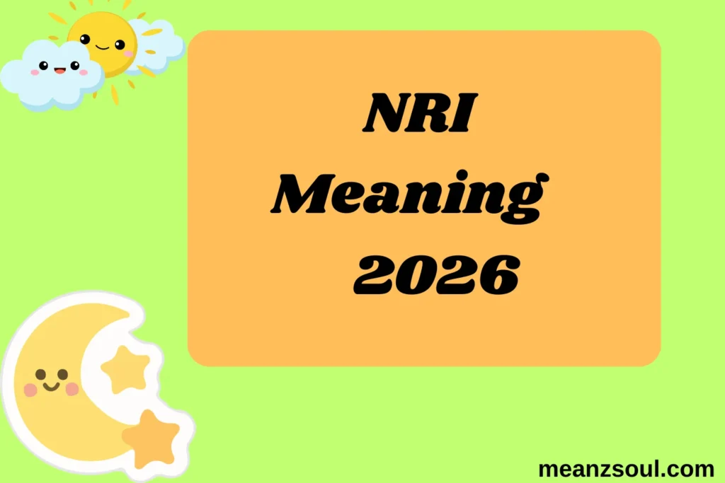 NRI Meaning