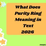 What Does Purity Ring Meaning in Text