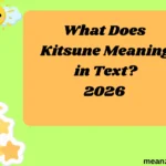 What Does Kitsune Meaning in Text?