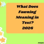 What Does Fawning Meaning in Text?