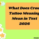 What Does Crow Tattoo Meaning Mean in Text