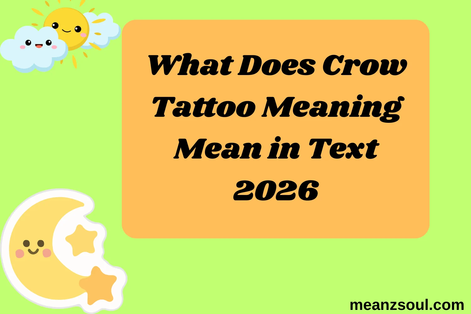 What Does Crow Tattoo Meaning Mean in Text