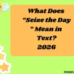 What Does “Seize the Day” Mean in Text?