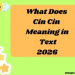 What Does Cin Cin Meaning in Text