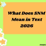 What Does SNM Mean in Text