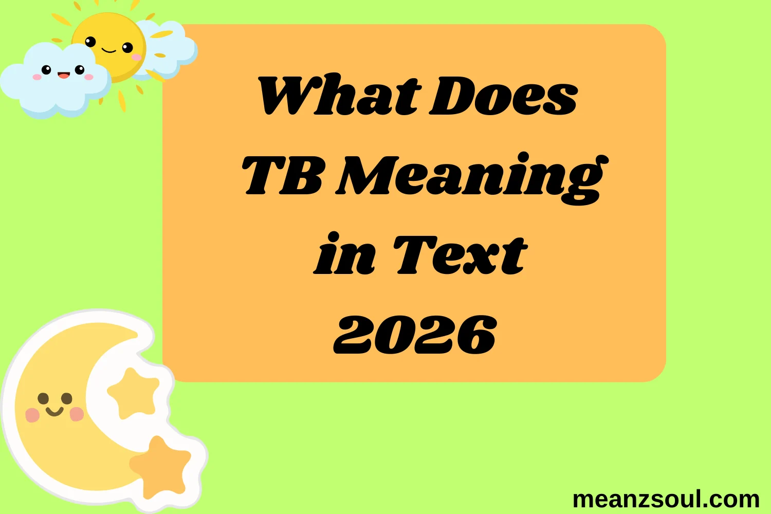 What Does TB Meaning in Text
