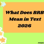What Does BRB Mean in Text