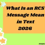 What Is an RCS Message Mean in Text
