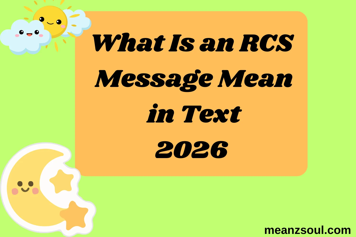 What Is an RCS Message Mean in Text
