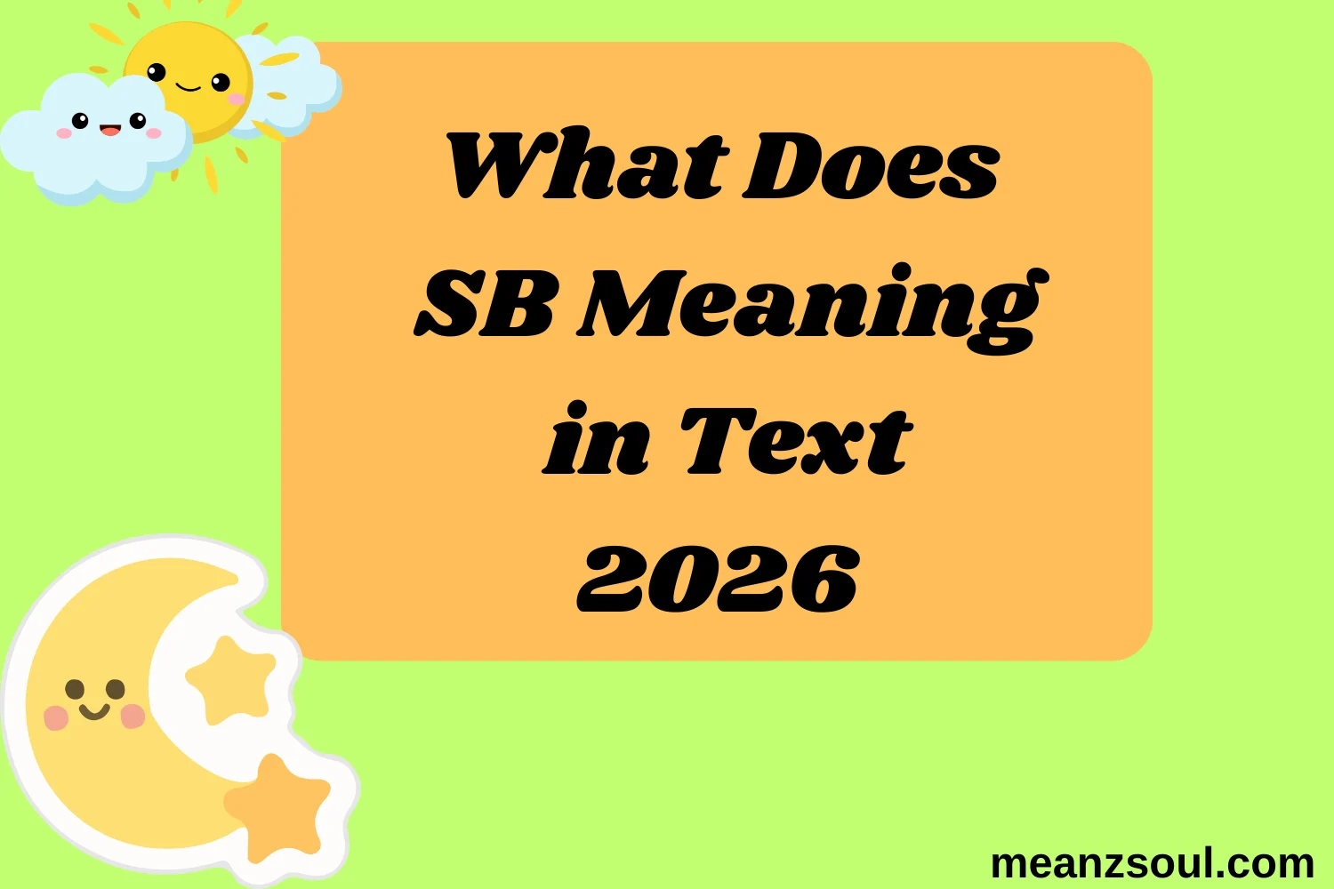 What Does SB Meaning in Text