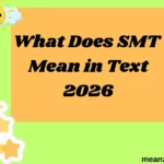 What Does SMT Mean in Text