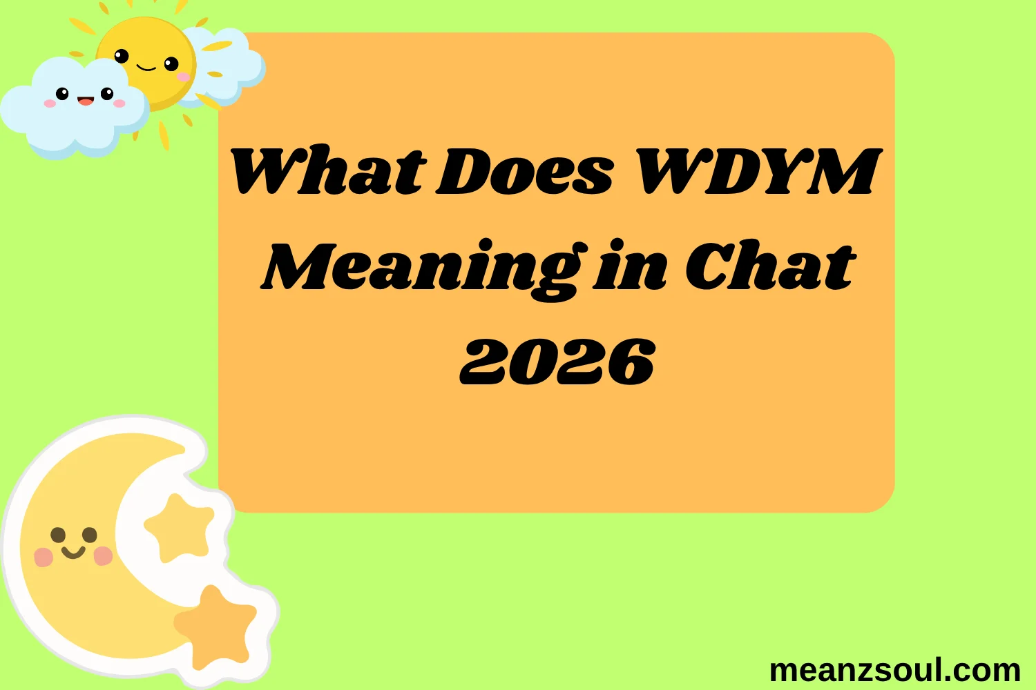 What Does WDYM Meaning in Chat