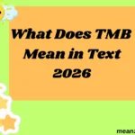 What Does TMB Mean in Text