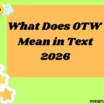 What Does OTW Mean in Text
