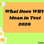 What Does WBY Mean in Text