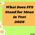 What Does FFS Stand for Mean in Text