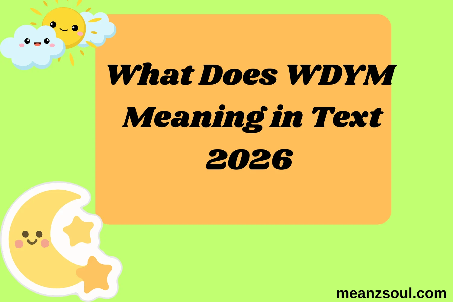 What Does WDYM Meaning in Text