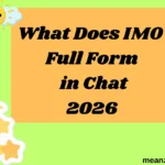 What Does IMO Full Form in Chat