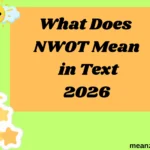 What Does NWOT Mean in Text