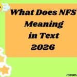 What Does NFS Meaning in Text