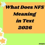 What Does NFS Meaning in Text