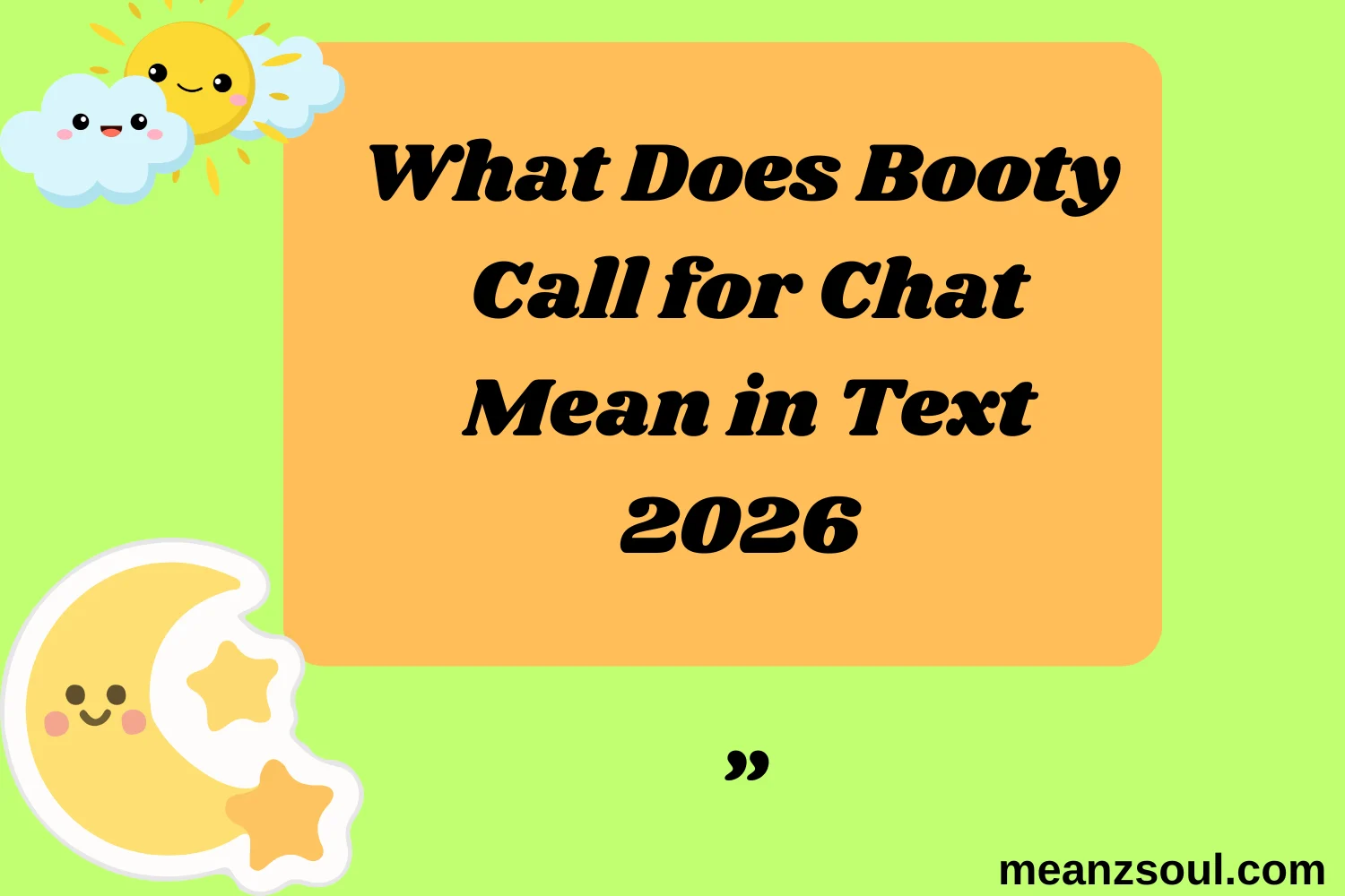 What Does Booty Call for Chat Mean in Text