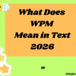What Does WPM Mean in Text