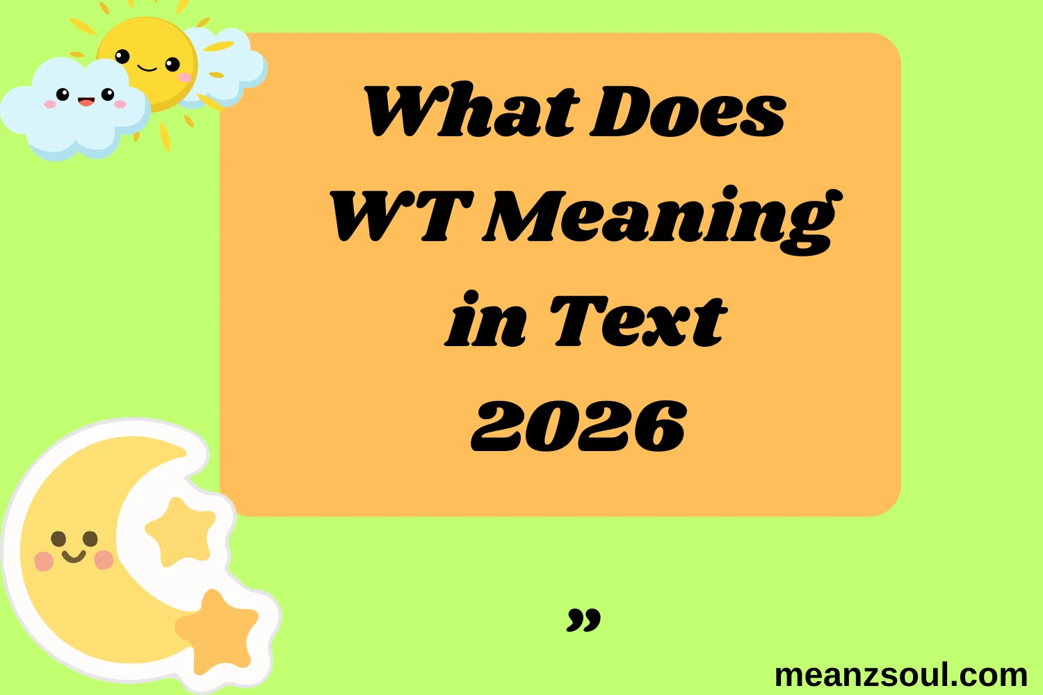 What Does WT Meaning in Text