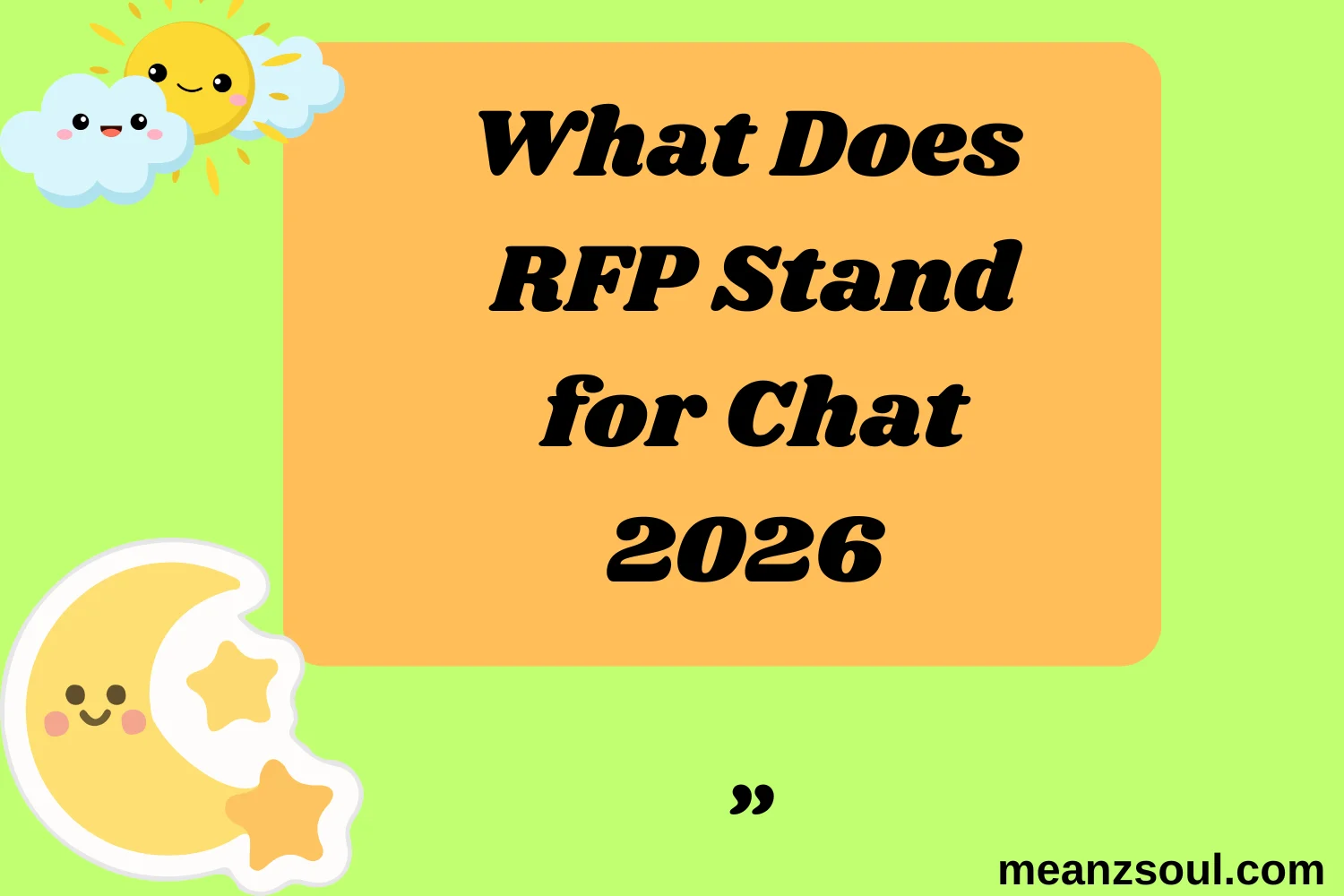 What Does RFP Stand for Chat