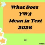 What Does YWA Mean in Text