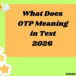What Does OTP Meaning in Text