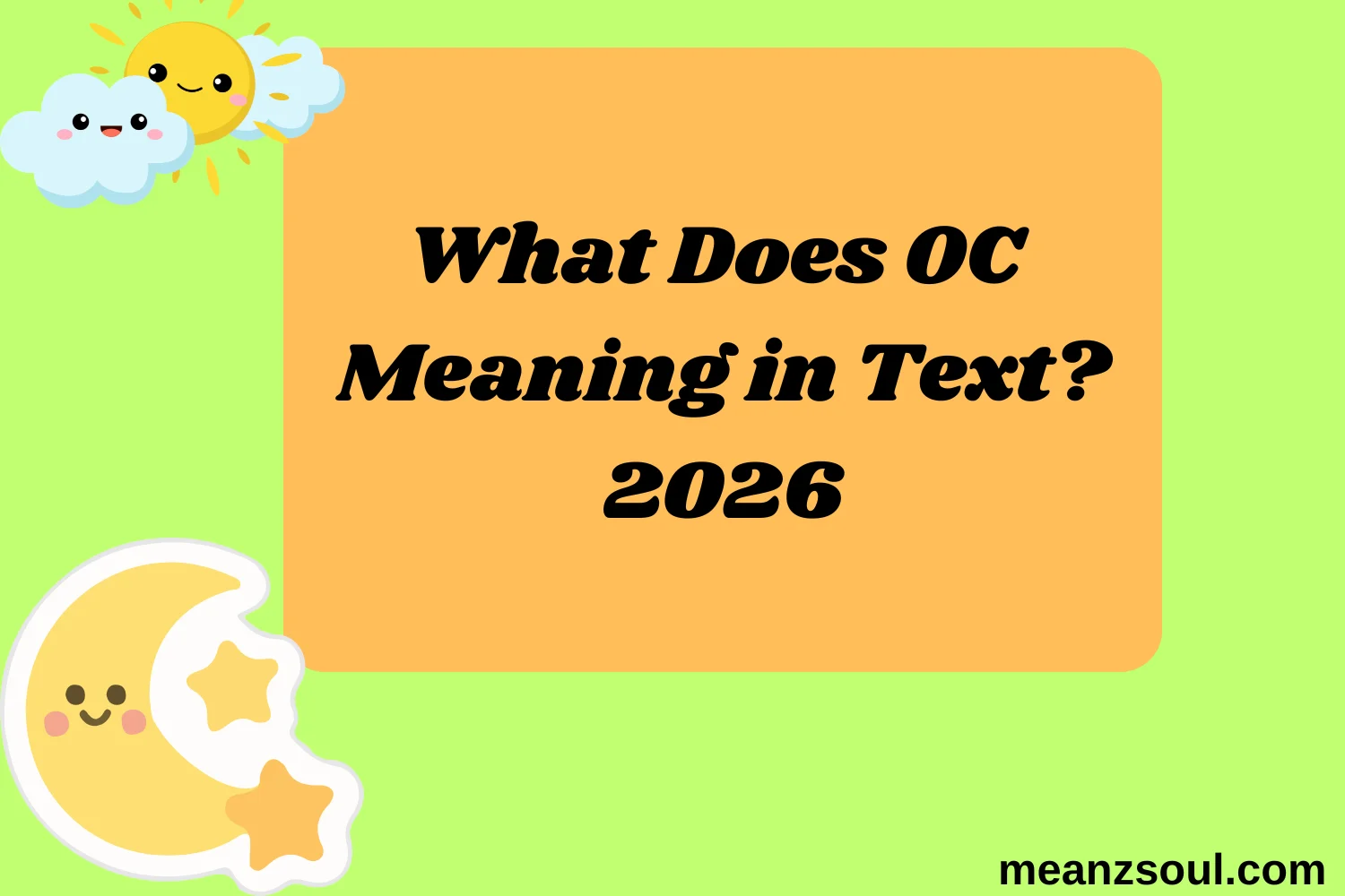 What Does OC Meaning in Text?