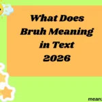 What Does Bruh Meaning in Text