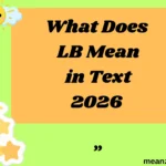 What Does LB Mean in Text