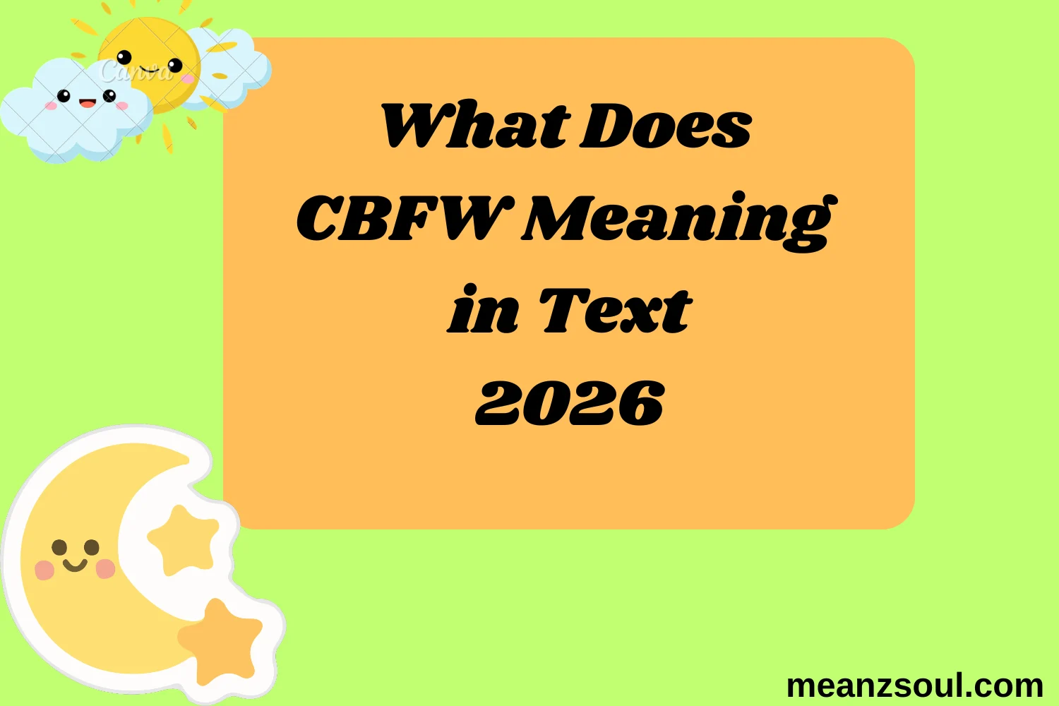 What Does CBFW Meaning in Text