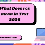 What Does rcs mean in Text