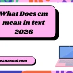 What Does cm mean in text